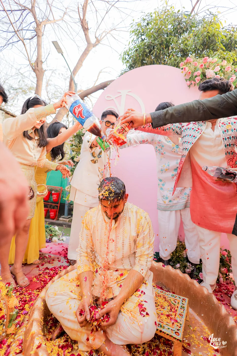 Haldi ceremony décor by Designs by Aayushi, New Delhi