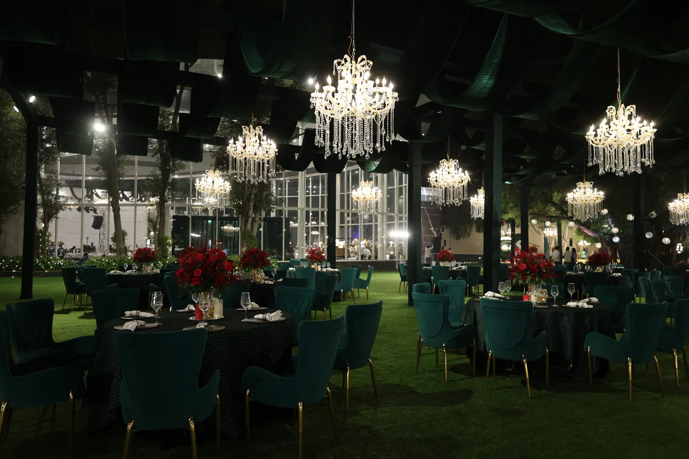 Sangeet ceremony décor by Designs by Aayushi, New Delhi