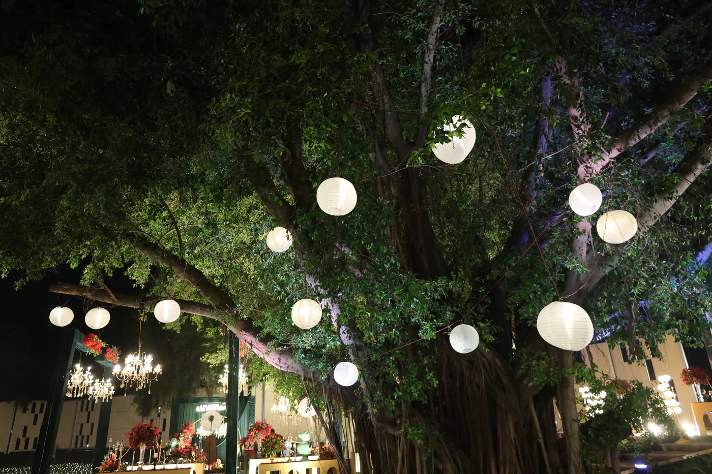 Sangeet ceremony décor by Designs by Aayushi, New Delhi