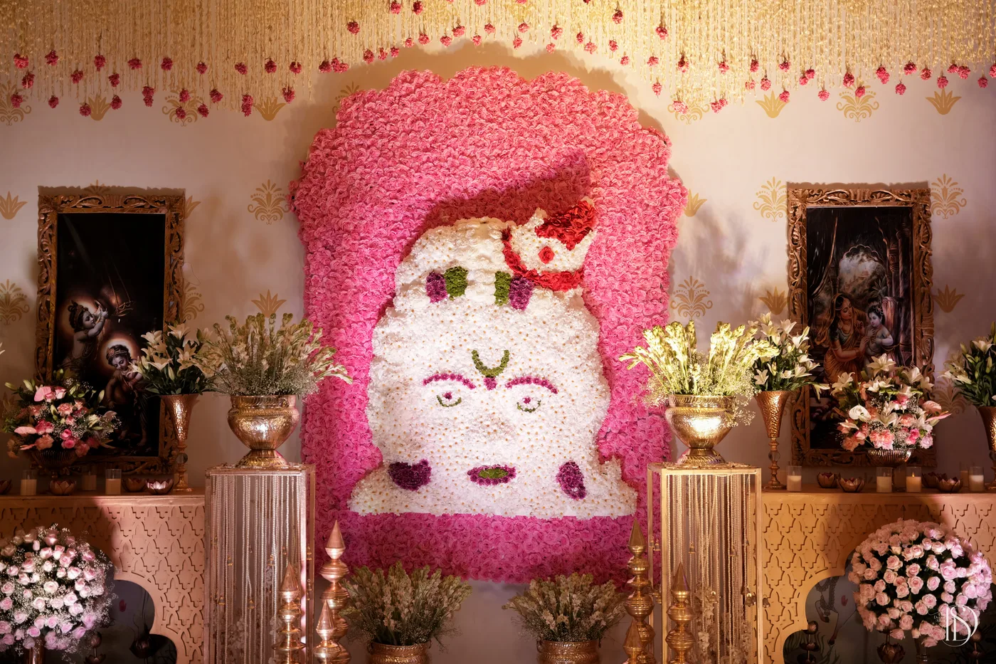 Spiritual event décor by Designs by Aayushi, New Delhi